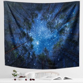 IcosaMro Wave Tapestry Wall Hanging - Hokusai Wall Art with Hemmed Edges, Ocean Sea Wall Blanket Home Decor for Bedroom College Dorm, (The Great Wave Off Kanagawa, 51x60), Orange