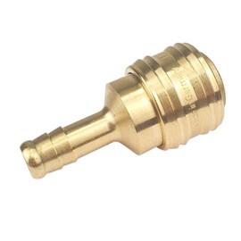 Compressed Air Coupling Socket Compressed Air Coupling Plug with Hose Nozzle Brass NW 7.2 6 (1/4 Inch) mm