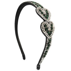 scicent Haarband Damen Barock Strass Stirnbänder Glitzer Haarreif Elastisch Breit Haarbänder Kristall Haarschmuck für Hochzeit Bräute Abschlussball Party Frauen und Mädchen - 29508