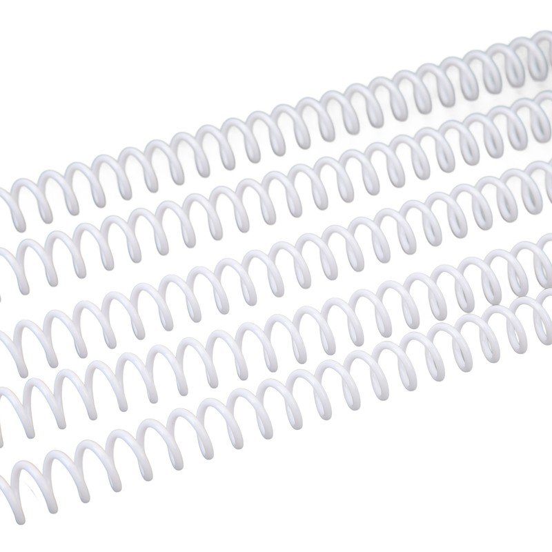 100PCS Spiral Binding Coils 48 Loops 4:1 Pitch A4 Paper