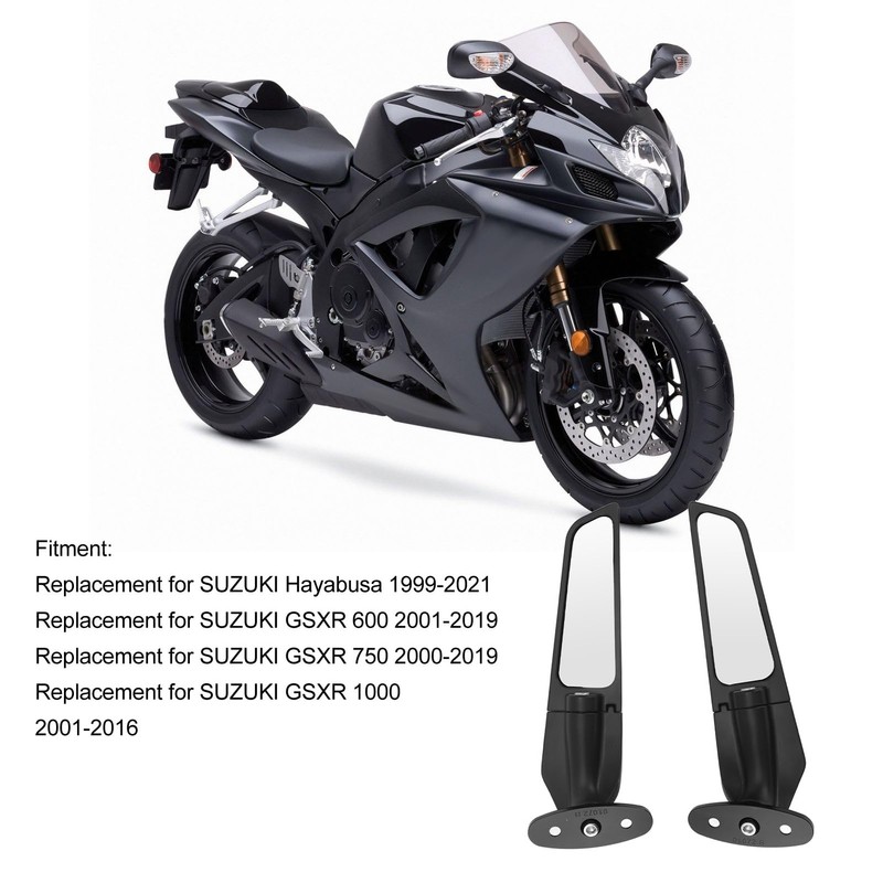 Motorcycle Rear View Mirrors, for SUZUKI Hayabusa GSXR 600 750