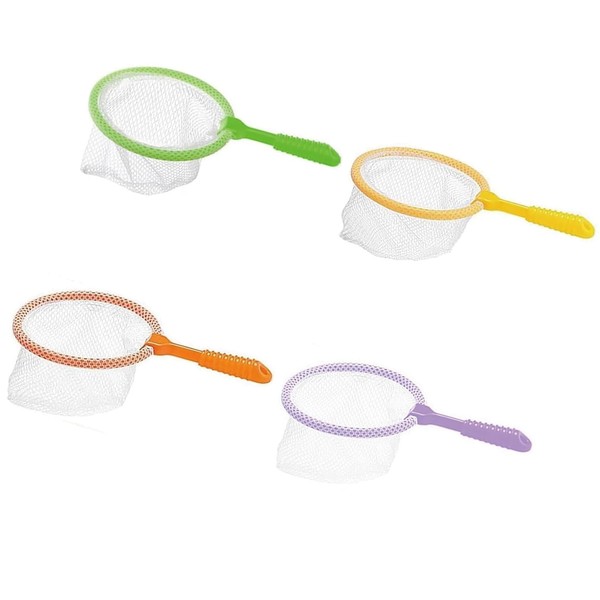 4 Pcs Fishing Nets for Kids, Small Fishing Net, Toy