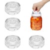 gvivej Pack of 4 Fermentation Weights, Glass Weights for Fermentation,