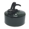 Hi-Gear 2-Litre Aluminium Whistling Kettle (black), Black, One Size