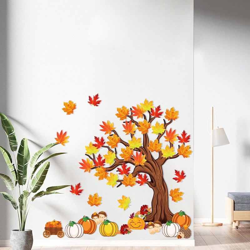 4Ft Big Tree Bulletin Board Set Fall Bulletin Board Decorations