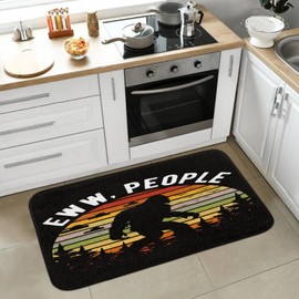Sasquatch Rug Kitchen Mats for Floor Anti Fatigue Bigfoot Non Slip Washable Indoor & Outdoor Rugs with Rubber Backing for Bathroom Bedroom Living Room Entryway