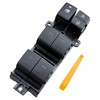 BELGEMAY 84840-02180 Driver Side Master Window Switch with White Backlit