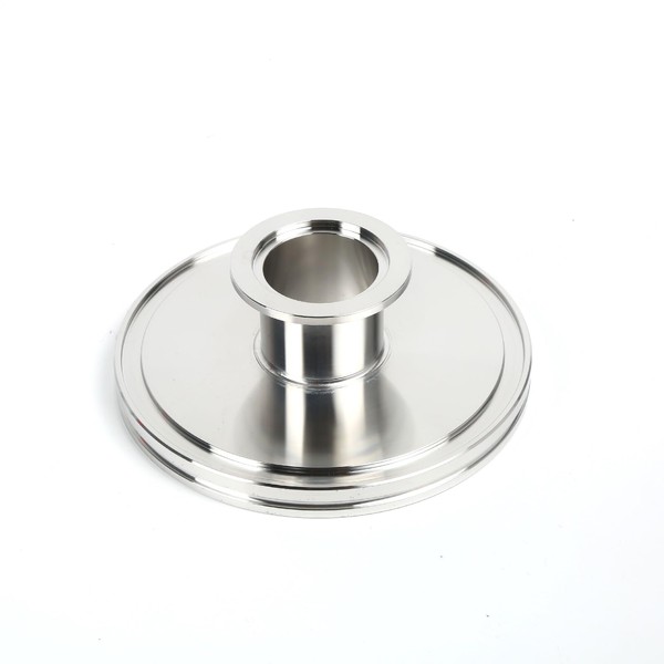 QMINOX SS304 Straight Reducer Adaptor ISO-LF NW100 Flange to ISO-KF