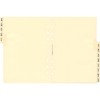 Filofax Refill Insert A-Z Index A5 Cream Ref 341664