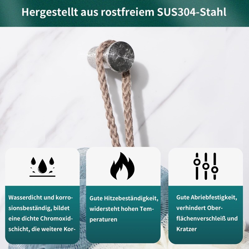 Giookuj Hook Drilling SUS304 Stainless Steel Wall Hooks Clothes Hooks