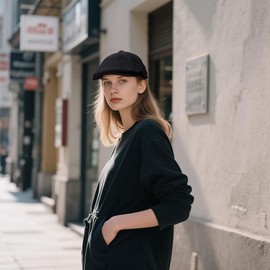 Clakllie Newsboy Caps for Men Summer Golf Hat Flat Cap Ivy Cabbie Driving Hunting Cap 8 Panel Baker Boy Hats,NBAP2502-Black