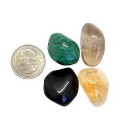 New Moon Beginnings Scorpio Tumbled Stone Set