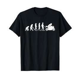 Man Evolution Motorcycle Crotch Rocket Sports Bike T-Shirt