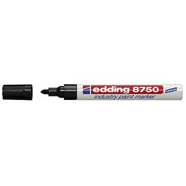 edding Paint Marker edding 8750 Industry Paint Marker, 2-4 mm (1, Black)