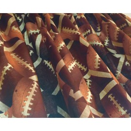Valance for Fall Autumn Ready for Football Game Sports Custom Window Curtain Valance 43W x 15L