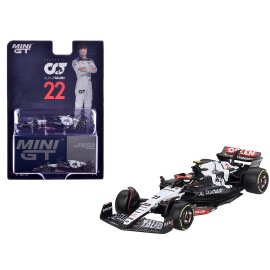 DCD AlphaTauri AT04 #22 Yuki Tsunoda 2023 Formula One F1 Australian GP Limited Edition 1/64 Diecast Model Car Mini GT Toy