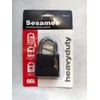 Sesamee K5003/4 4 Dial Bottom Resettable Combination Padlock with 1-Inch