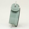 Fuji Boeki Table Clock, Pale Blue, Width 4.6 x Depth