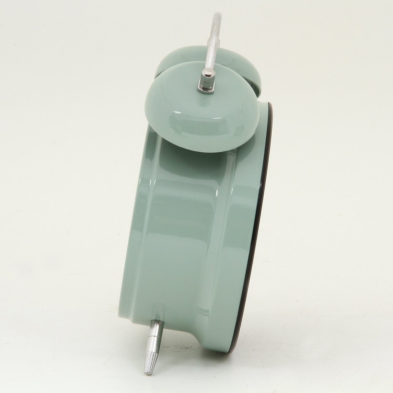 Fuji Boeki Table Clock, Pale Blue, Width 4.6 x Depth