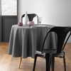 Sanixa U1710686 Tablecloth Anthracite Grey 180 cm Round Table Cloth