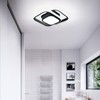CANEOE Small Ceiling Light Modern LED Acrylic Square Ceiling Lamp