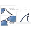 Haigfore Polarized Sunglasses Classic Fashion Oversized Frame for Men Driving