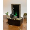 Nature's Mark 9" H Elephant Tabletop Water Fountain with Natural