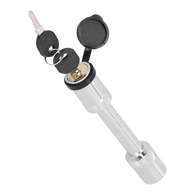 Barbell-Style Hitch Pin Anti-Theft Tow Receiver Locking Coupler with 2