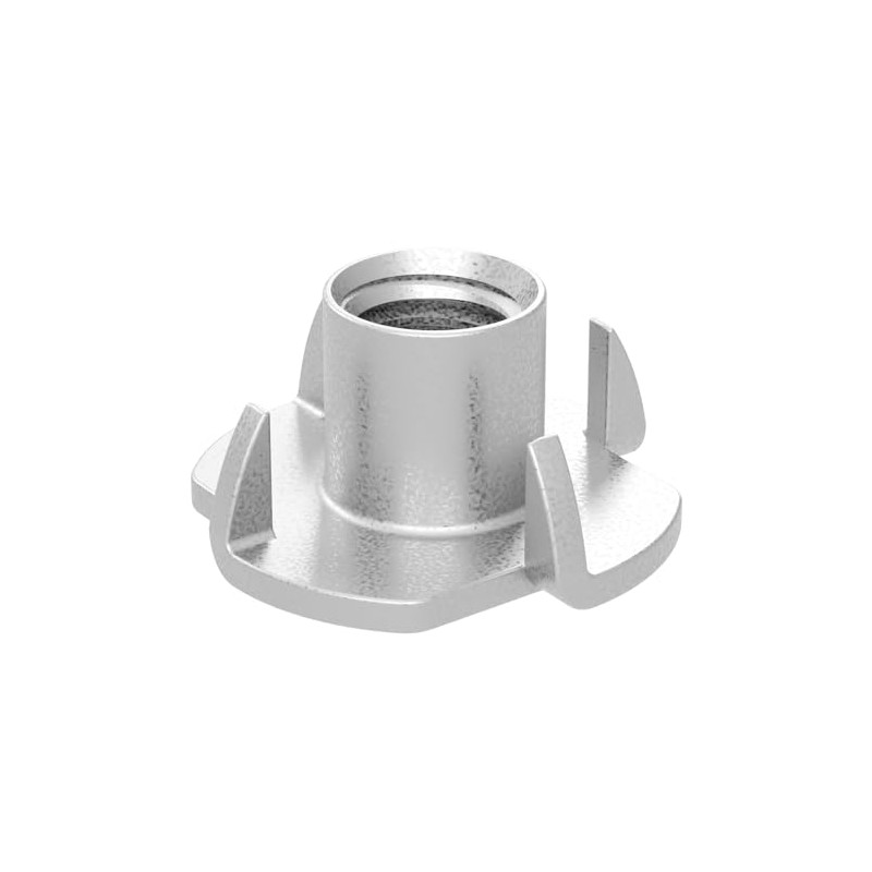 SECCARO M6 Drive in Nuts 9mm Length Galvanised Steel Pack