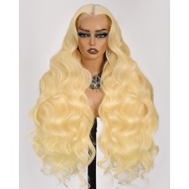 SOROPO 613 13x6 Lace Front Wig Human Hair Body Wave Blonde Wig Human Hair 613 HD Lace Frontal Wigs 13x6 Pre Plucked with Baby Hair 200% Density 36inch