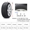 16" Spare Wheel Tire Cover Black Soft Leather Wheel Cover