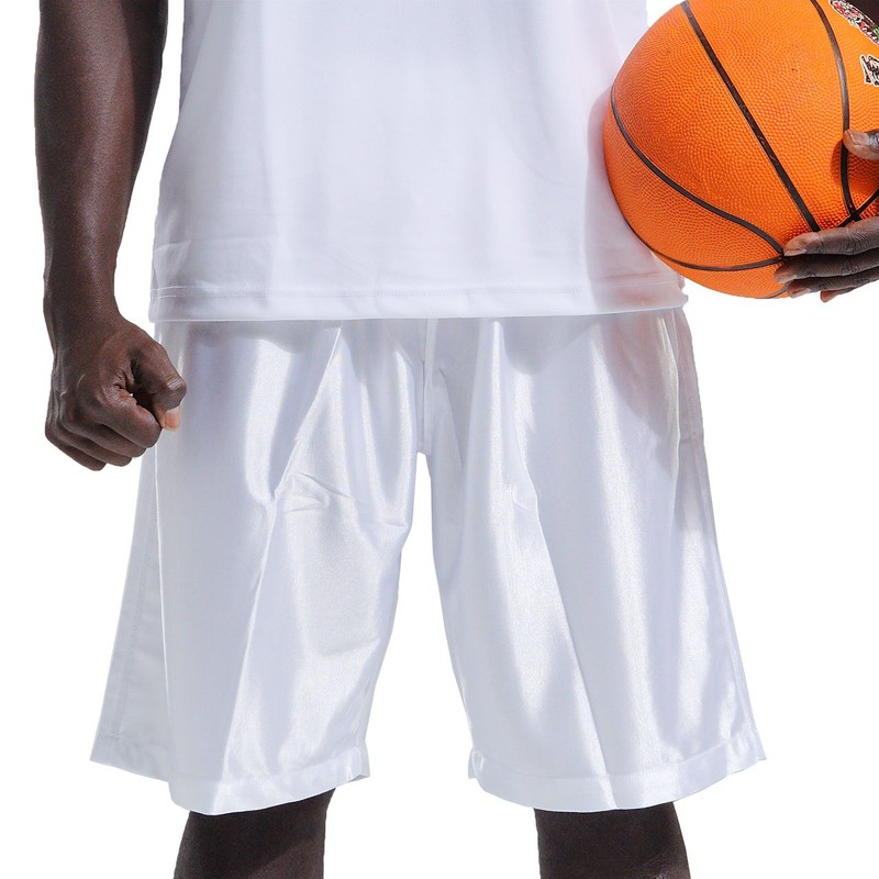 wundou P8500-00 Basic Wear Basket Pants, White, White