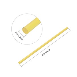 uxcell Mini Hot Glue Gun Sticks 8-inch x 0.27-inch for Glue Guns, Yellow 30pcs