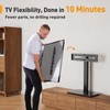Perlegear Universal Swivel TV Stand Base for 32–70 inch TVs,