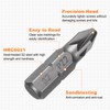 sourcing map 3pcs PZ1/PZ2/PZ3 Screwdriver Bit 1/4" Hex Shank 25mm/1"