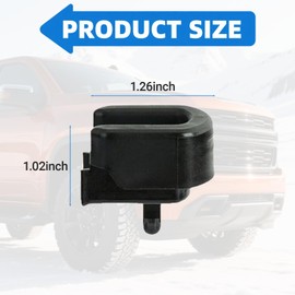 YYTQP 2PCS Tailgate Bushing Rear Right Passenger Side Compatible with 2014-2019 Chevy Silverado 1500 2500HD 3500HD Colorado/GMC Sierra 1500 2500 HD 3500 HD Canyon Replaces 84331136 84131760