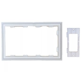 Brainerd WALL PLATES (5 complete SETS) 5 Quad Frame Plates and 20 Inserts Total