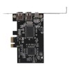 PCIE 1X to 3 Port 1394A Firewire Riser Card Dual