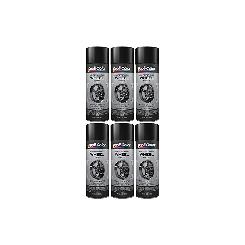 Sherwin-Williams Company Duplicolor High Performance Gloss Black Wheel Paint (12