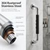 2 Pack Shower Grab Bars, 304 Stainless Steel Rail Bars
