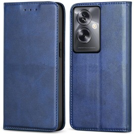 for Oppo Reno 11F 5G (6.7 Inch) Case, FORZARMOR Wallet Cover for Reno11 F Global Version PU Leather Pockets Shockproof Magnetic Flip Card Holder (Blue)