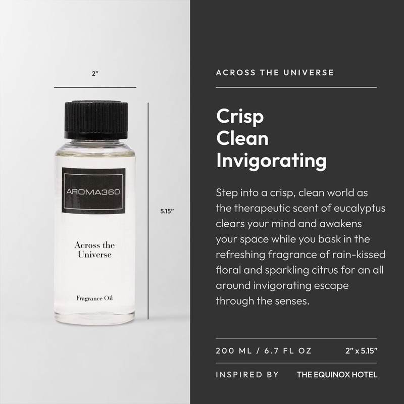 Aroma360 Fragrance Diffuser Oil - Luxury Hotel Inspired - Across
