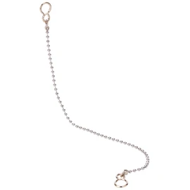 Merriway BH02250 Ball Type Basin Chain with S Hook, 300mm (12 inch) - Chrome Plated