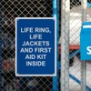 Life Ring, Life Jackets And First Sign, 8.5 x 11