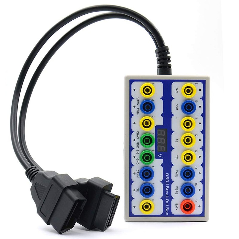 EKDJKK OBD 2 Breakout Box OBD2 Protocol Detector OBD2 Diagnostic