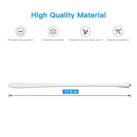 VOMENC Flexible Twist Mount Compatible with AOSU IndoorCam P1 and TP-Link Tapo MagCam Security Camera Without Tools or Wall Damage (White)