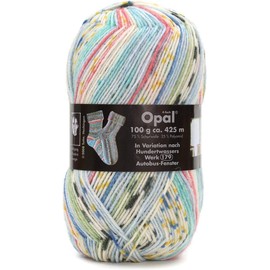 Opal Hundertwasser II Sock Wool with Car Bus Window 179