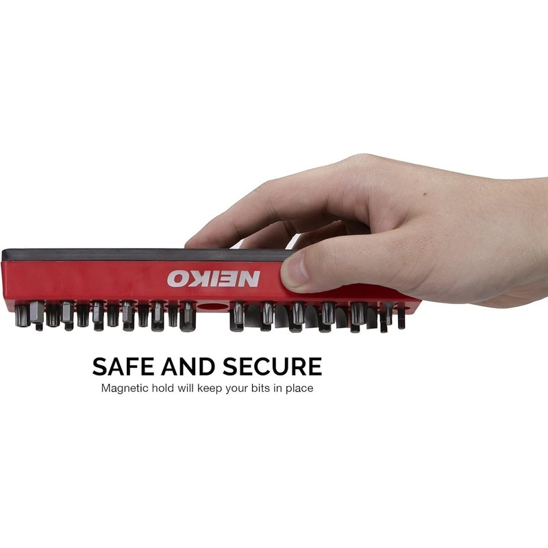 NEIKO 02449A Hex Bit Holder Rack with Strong Magnetic Base,
