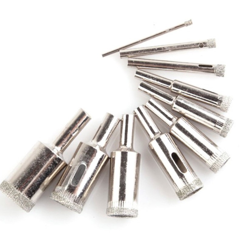 15Pcs Marble Hole Opener Stainless Steel Incisive Marble Drill Bits