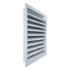 Fits 20x20 Wall Opening Anodized Aluminum Exterior Wall Vent by